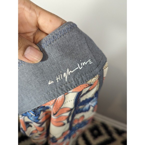 Quicksilver Floral Highline Silent Fury 19" Boardshorts Men Size 32 - Picture 8 of 11